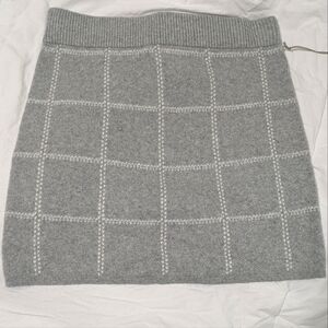 Mini Knit Sweater Skirt